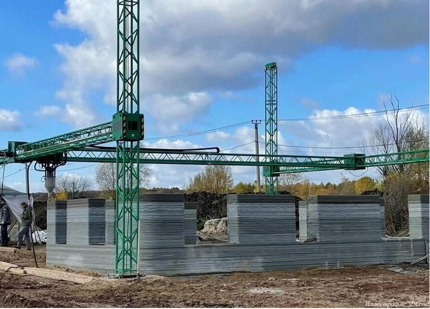 В Татарстане строят поселок с 3D-печатными домами