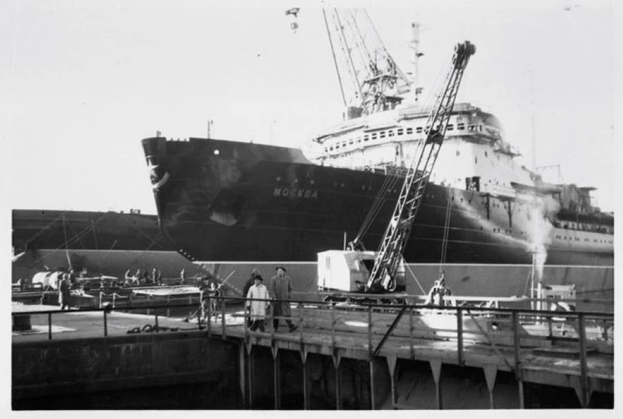 Ледокол Москва (1959) построен на верфи в Финляндии