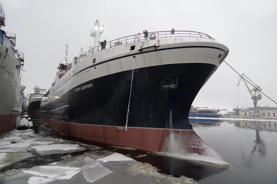 Капитан Вдовиченко - головное судно проекта ST-192 - передано заказчику (Русской рыбопромышленной компании) в 2022 году