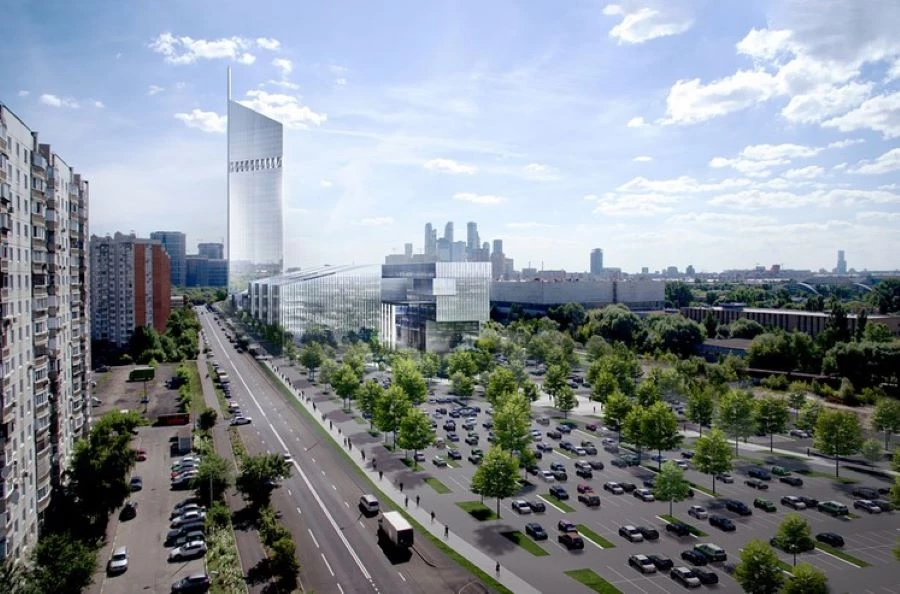 Так должен выглядеть Национальный космический центр, который строят на территории Центра имени Хруничева / mos.ru