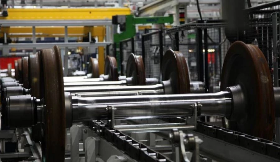 Линия сборки колесных пар / Тихвинский вагоностроительный завод