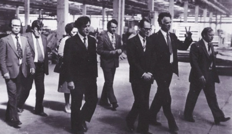 Показ производственных мощностей завода, 1978 год / Кавказкабель