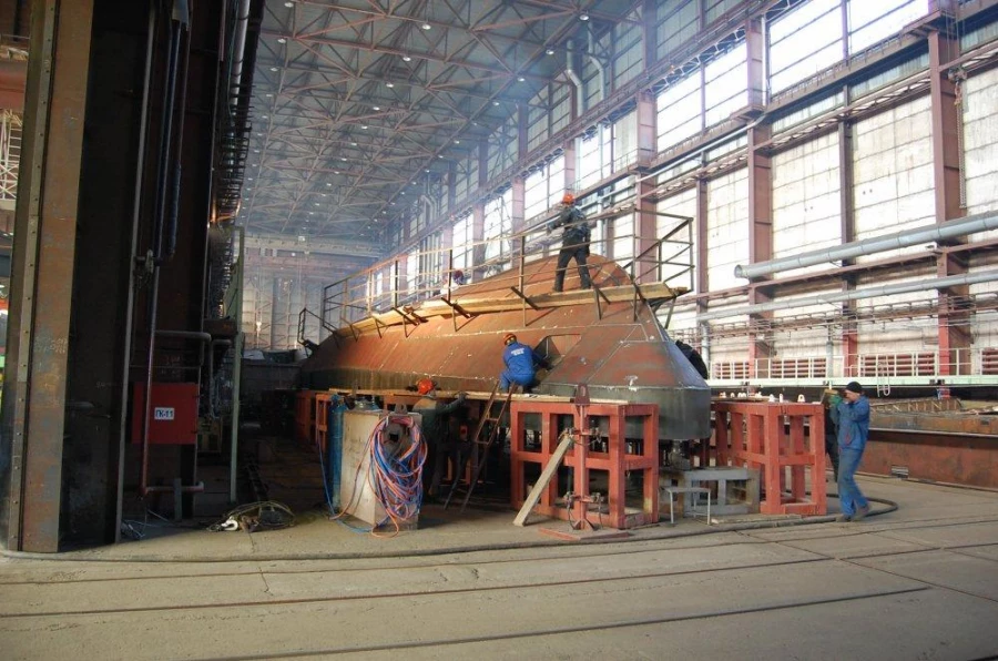 Производство корпусов на Онежском судозаводе. Фото: ОССЗ