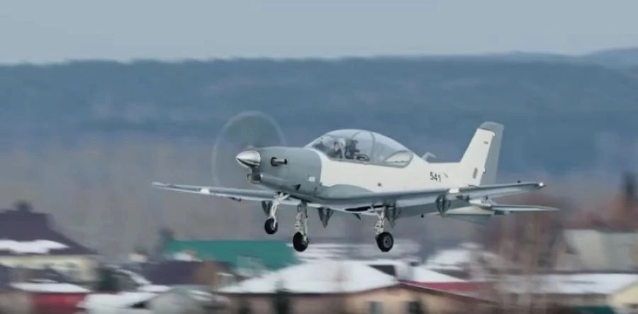 Испытательный полет УТС-800. Скриншот видео / УЗГА