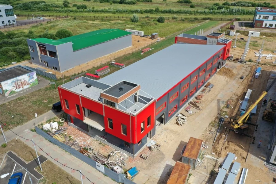 Строящийся завод в ОЭЗ Дубна. Фото: НПП Патриот