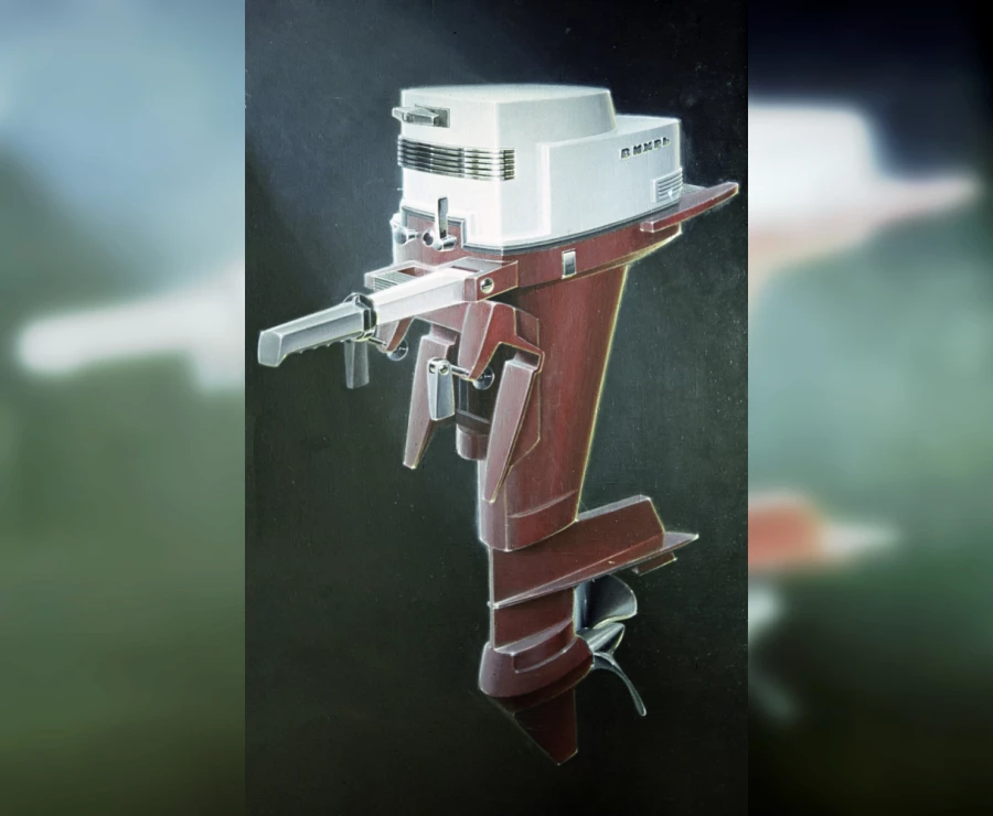 Лодочный мотор Вихрь. 1968 г. Фото: РИА Новости