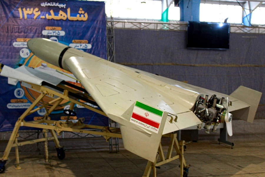 Иранский беспилотник Shahed 136. В России выпускается под названием «Герань-2»