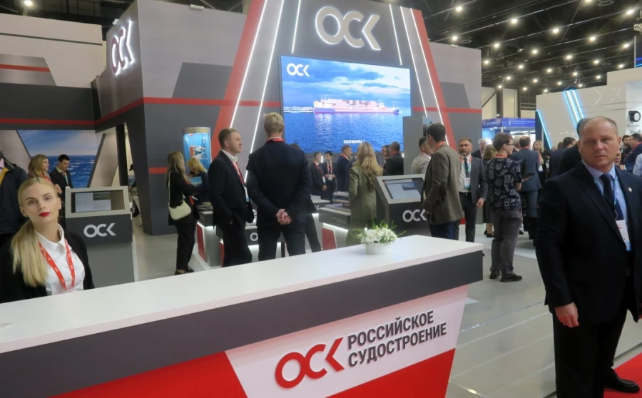 Стенды ОСК на выставке «Нева 2025» Фото: Дмитрий Матвеев / Mashnews