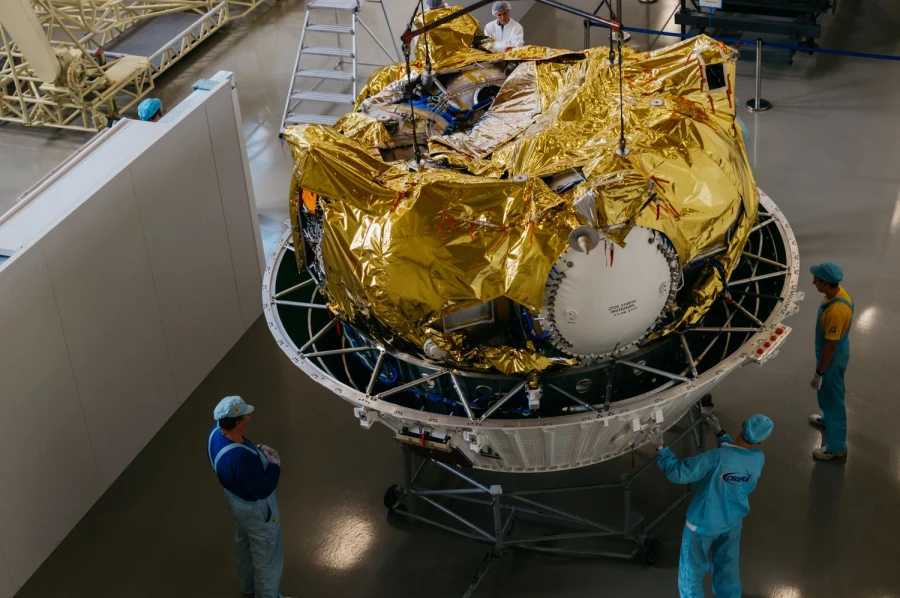 Разгонный блок «Фрегат», разработанный в НПО Лавочкина. Фото: Роскосмос