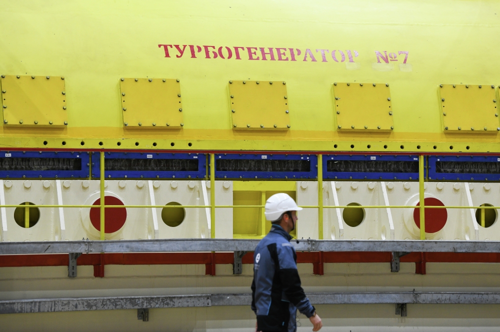 Машинный зал энергоблока №4 на Белоярской атомной электростанции имени Курчатова. Фото: Владимир Подоксенов, РИА Новости