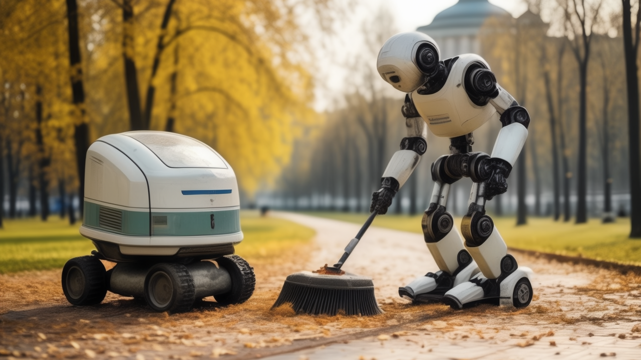 На дорогах Ленинградской области начнут работать роботы-уборщики